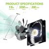 15W Waterproof Fan, Suitable for Outdoor Greenhouse, Chicken House Solar