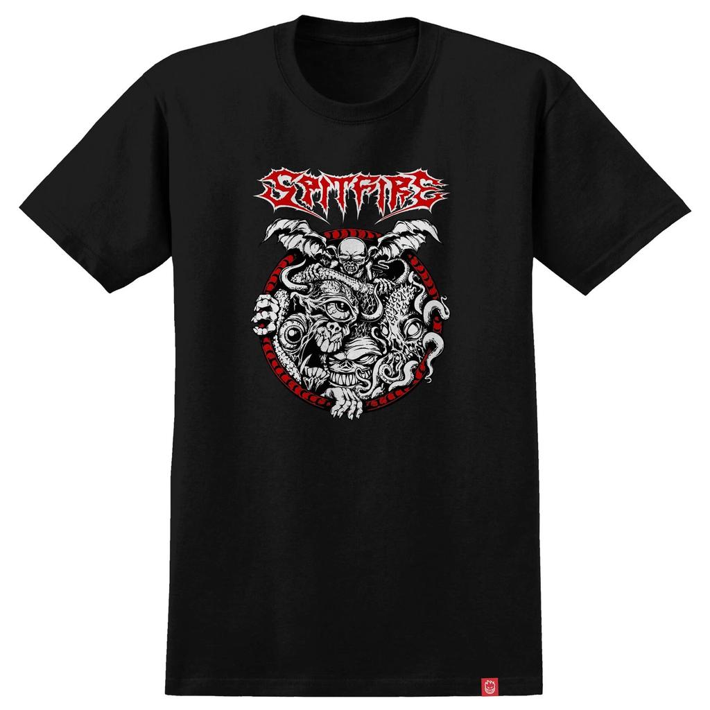 Spitfire Wheels T-Shirt Demon Gate Schwarz/Rot/Weiß