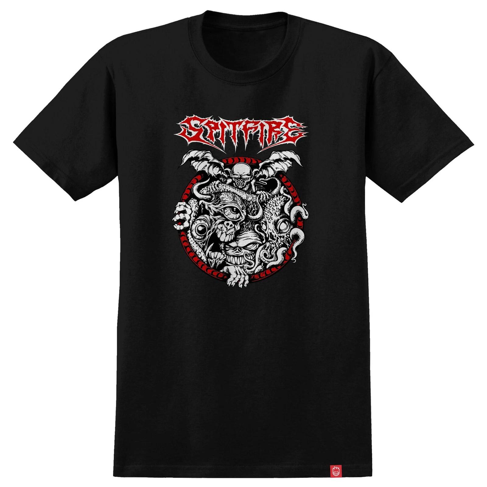 Футболка Spitfire Wheels Demon Gate Черный/Красный/Белый 3XL