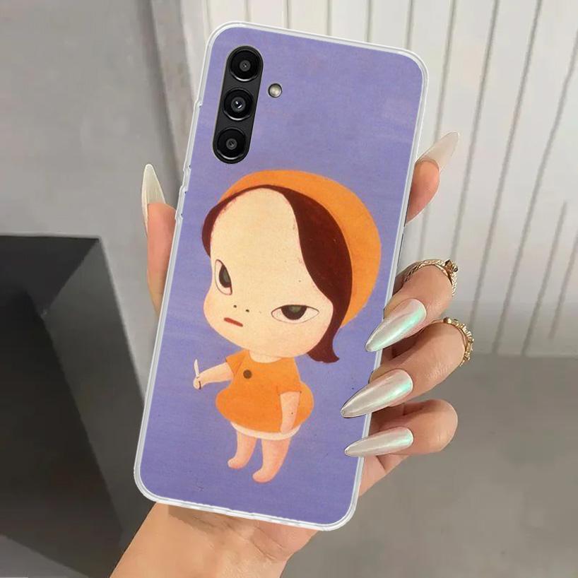 Y-Yoshitomo Nara Phone Case for Samsung Galaxy A17 A16 A37 A26 A36 A57 A56 A15 A25 A35 A55 A14 A24 A34 A54 A13 A23 A33 A53 Galax