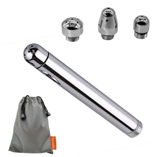 

Enema Shower with Backflow Prevention Function, Multi-Purpose Cleaning Device for Buttocks, Includes 3 Shower Heads, Unisex