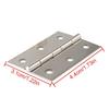 10Pack Stainless Steel Door Hinges, Cabinet Doors, Windows, Wooden Boxes, Flat Hinges for Home Furnishings Hardware Accessories