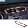 Car ABS Interior Center Middle Conditioning Air AC Vent Outlet Panel Frame Cover Trim Accessories For Honda CR-V CRV 2017 -