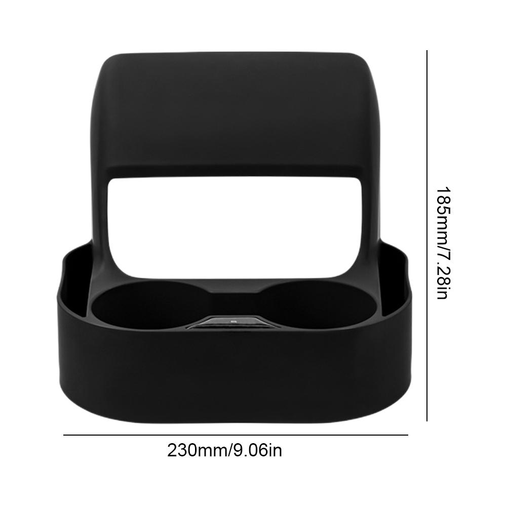 Multifunctional Beverage Bottle Holder Rear Air Vent Cup Holder Car Drinks Holder Center Console Cup Bracket for Tesla Model 3/Y