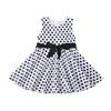 Kids Girls Vintage Dress Polka Dot Princess Swing Rockabilly Party Dresses