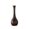 Black Walnut Vase Aroma Diffuser,2-in-1 Solid Wood Decorative Vase for Dried Flowers&Essential Oils,Handmade Eco-Friendly