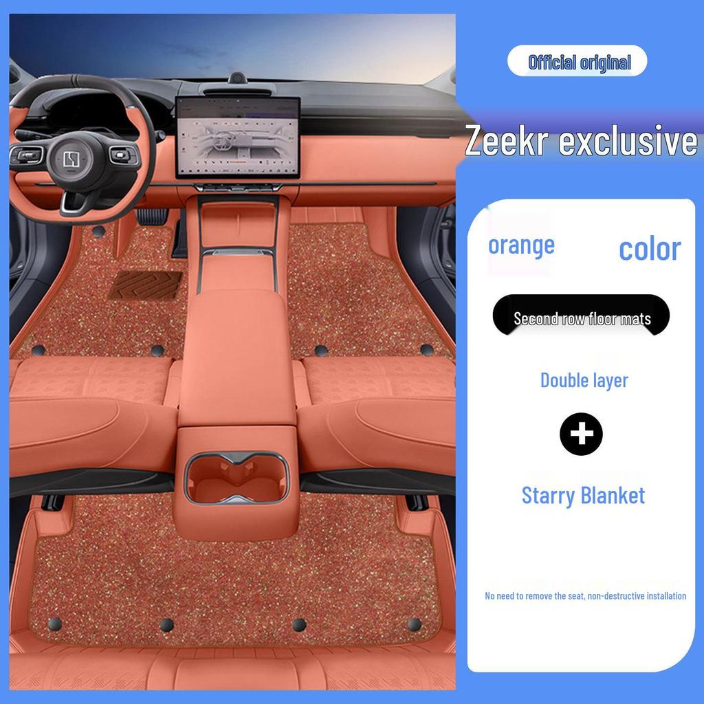 Jike 7X 2026 Full-Coverage Car Floor and Trunk Mats - Interior Modification Accessories.