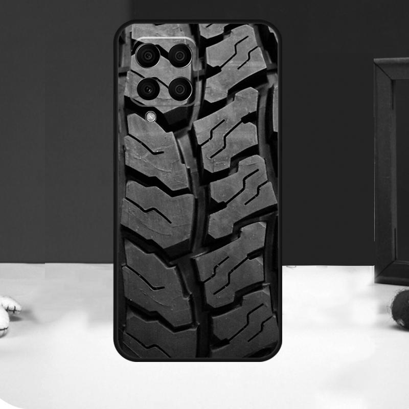 Tire Tread Wheel Case For Samsung Galaxy M11 M21 M31 M14 M34 M54 M12 M32 M52 M15 M13 M16 M36 M56 M53 M35 M55