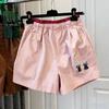 Girls' Color Block Quick-Dry Shorts: Summer 2026 Trendy Style for Middle & Older Girls