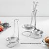 Stainless Steel Soup Ladle and Colander Holder Stand for Restaurants