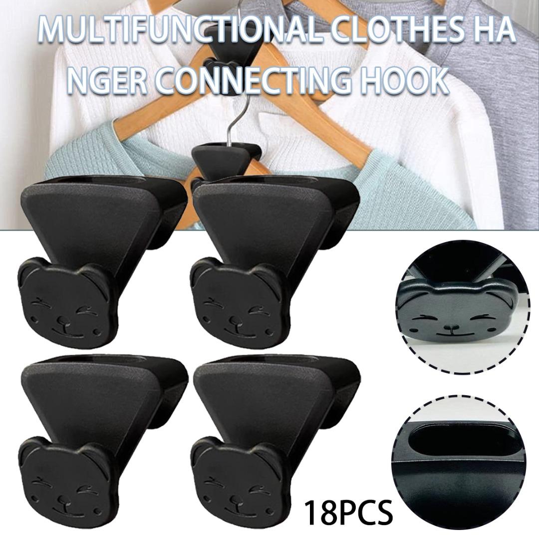 

PDTO 18 шт. сверхмощные каскадные крючки для вешалок для одежды, крючки для вешалок для одежды