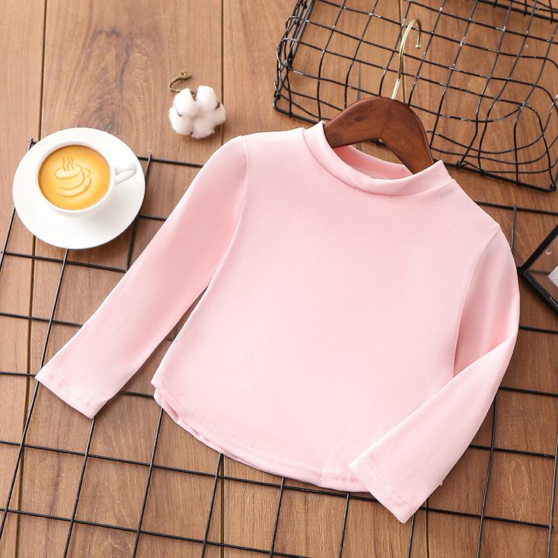 Children's T-Shirts Crew Neck Base Layer Fall/Winter Girls Boys Long-Sleeve T-Shirt Thermal Top
