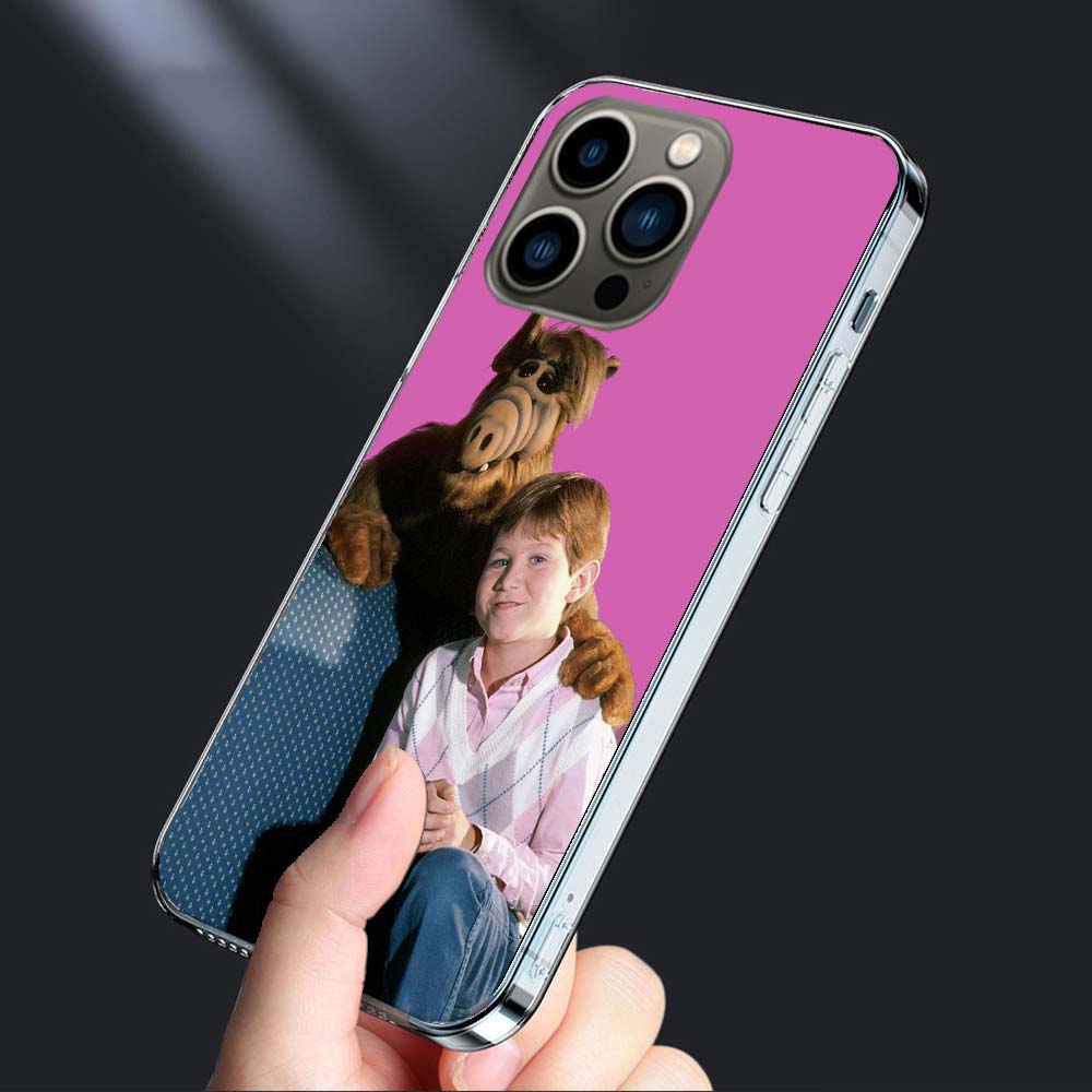 Alf TV Series Phone Case For Iphone 16E 15 Pro 14 Plus 17E 16 17 Pro Max Air 11 12 13 Mini Shockproof Capa Cute Cover TPU Cle