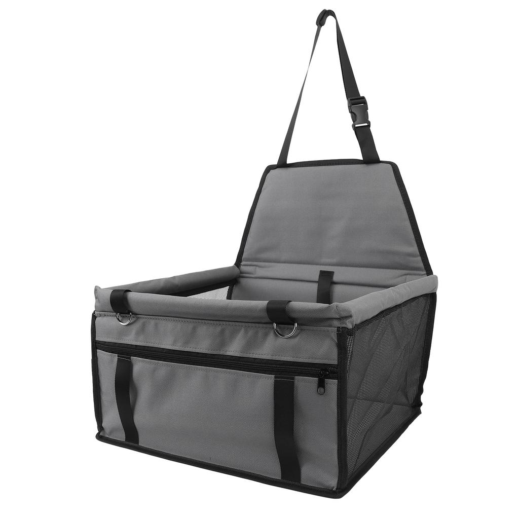 Pet Car Seat Oxford Cloth Water Proof Coating Non Slip Backing Dog Safety Seat with Adjustable Belt