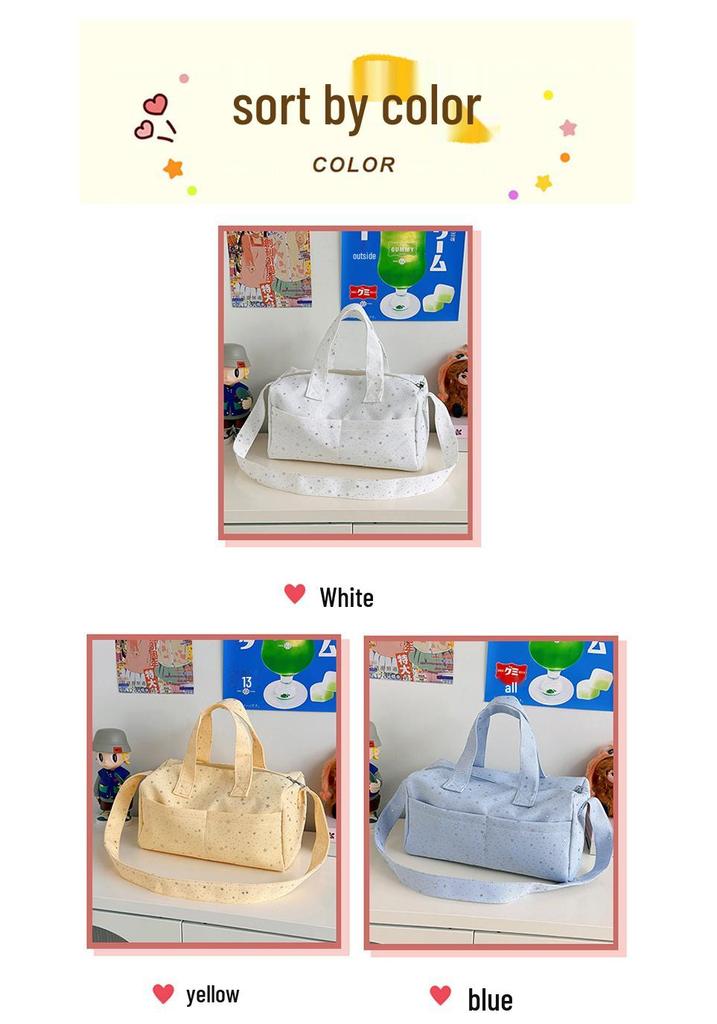 Korean Style Large Capacity Star Pattern Waterproof Travel Bag: Handbag, Shoulder, and Crossbody