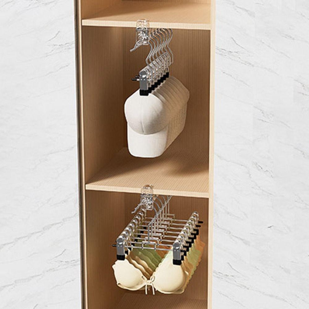 Pull Out Retractable Cabinet Sliding Rack Clear Built-In Trouser Rack  Wardrobe