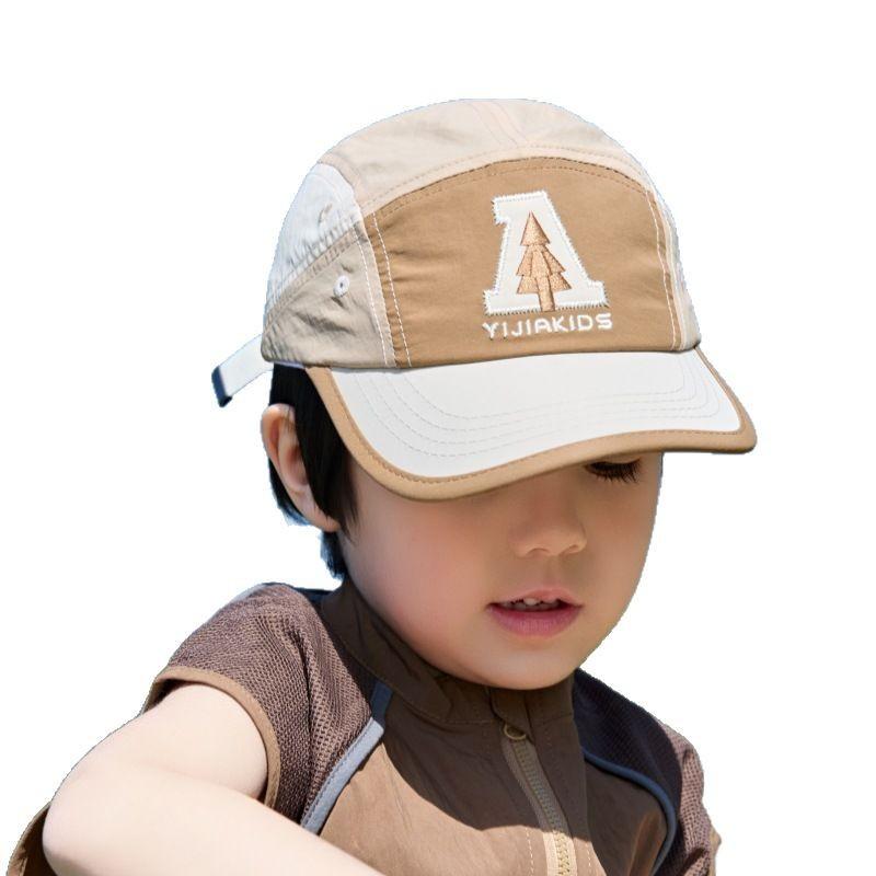 Japanese Children's Baseball Cap Quick Drying Fashionable Baseball Cap Spring and Autumn Baby Outdoor Sun Protection Hat Versatile Trendy