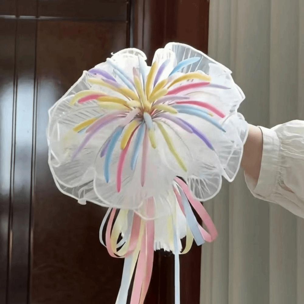 Romantic Twist Stick Bouquets Material Kit Unfinished Creative LED Glow Bouquets Colorful Bendable Stems