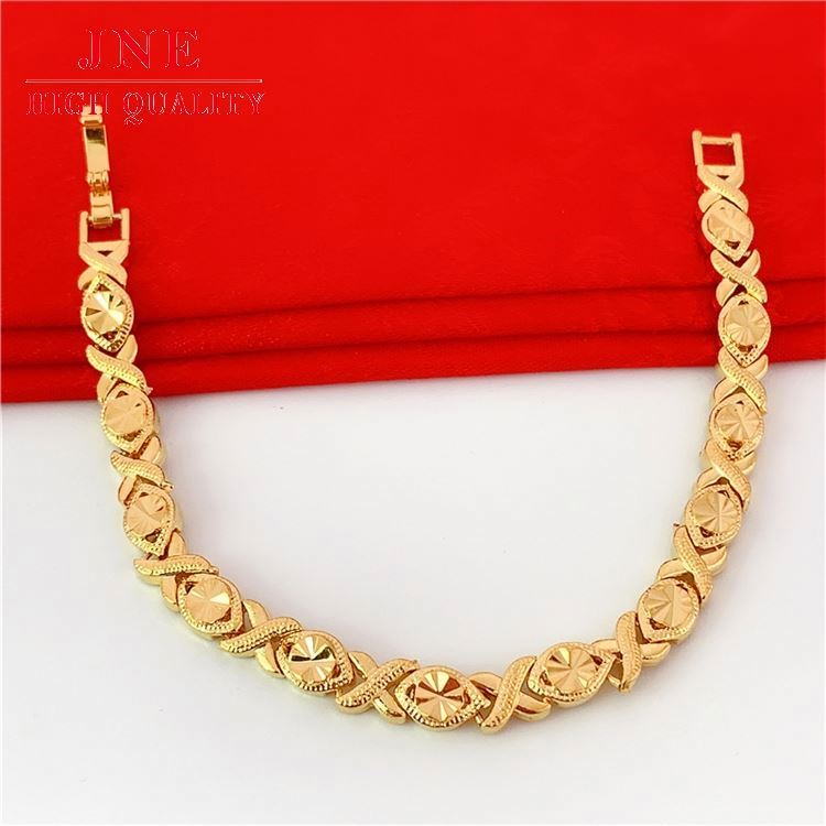Gold-Plated Olive Bracelet Vietnam Placer Gold Lucky Beads Rose Bracelet Brass Gold-Plated Non-Fading Goddess Bracelet