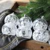 6pcs Christmas Decorations Ball Pendants For Xmas Decor Christmas Tree Ornaments New Year 2024 decorazioni albero di natale