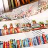 1roll Reading Scene-Building Themed Tape Stickers, Book & Bookshelf Designs for Hand Account Decoration & DIY Crafts
