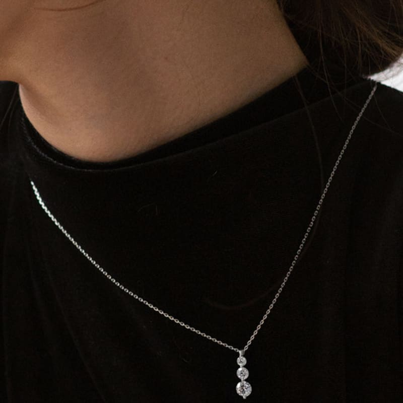 

TORTOISE [Silver925] Pozsony Snow Necklace silver