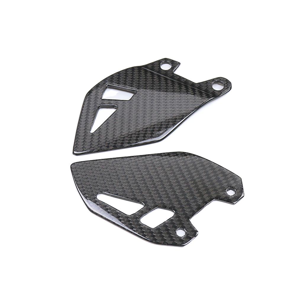 For KAWASAKI ZH2 Z H2 2020 2021 2022 2023 Motorcycle Accessories Heel Guard Rear Footrest Wing Plate 3K Pure Dry Carbon Fiber