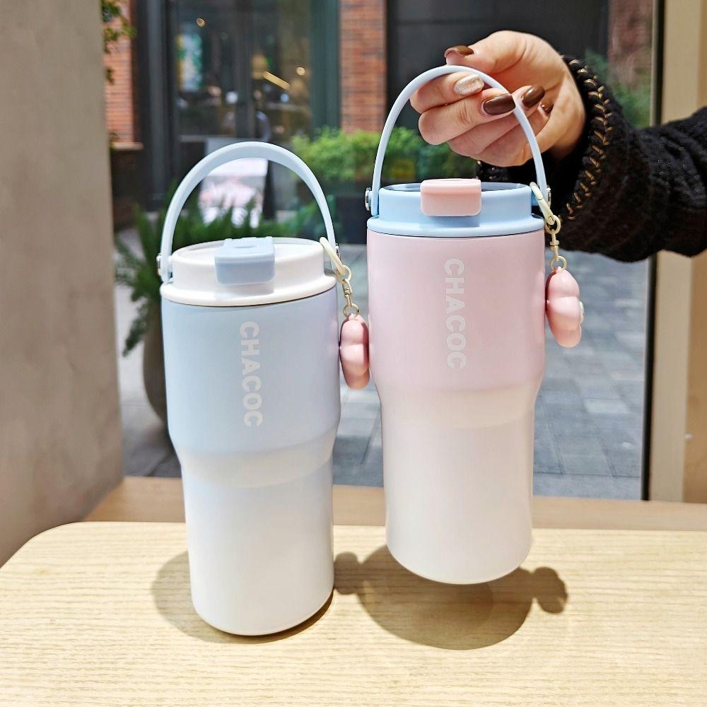 Fashion Vacuum Thermos Cup Stainless Steel Water Bottle Drinkware Insulation Cup  Gift