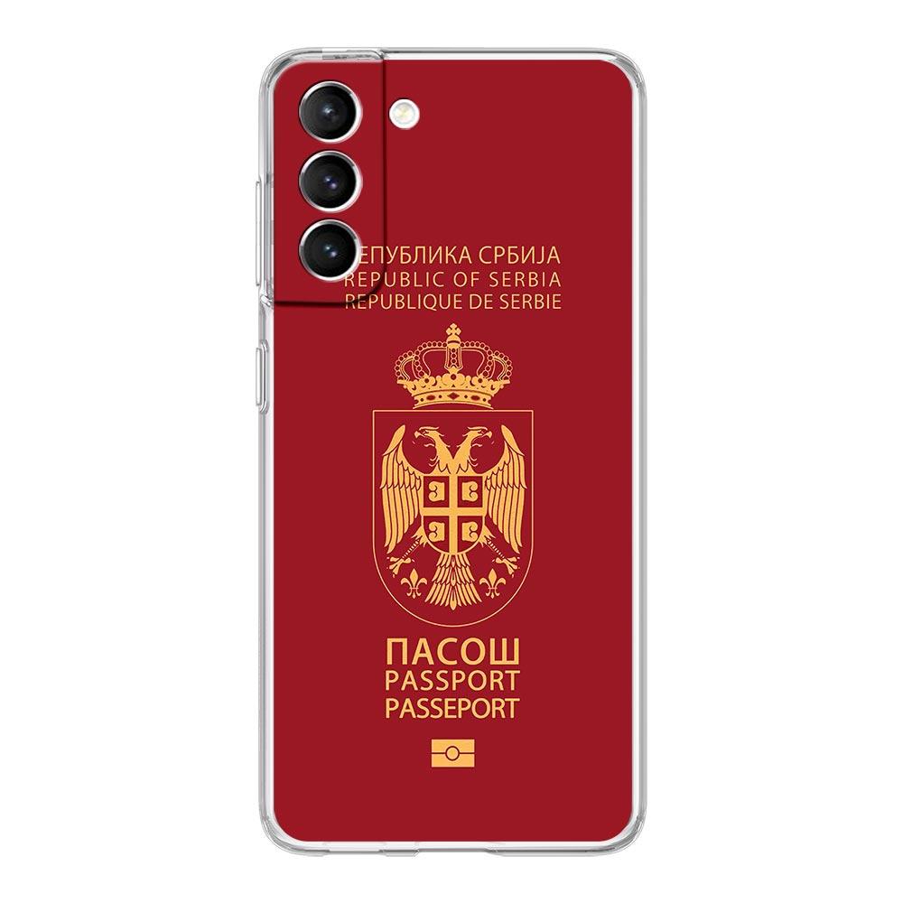 Serbien Flagge Transparente Handyhülle Für Samsung Galaxy S23 S22 5G S20 Ultra S21 FE 5G S10E S9 S8 S10 Plus Weiche Stoßfeste Rückseite