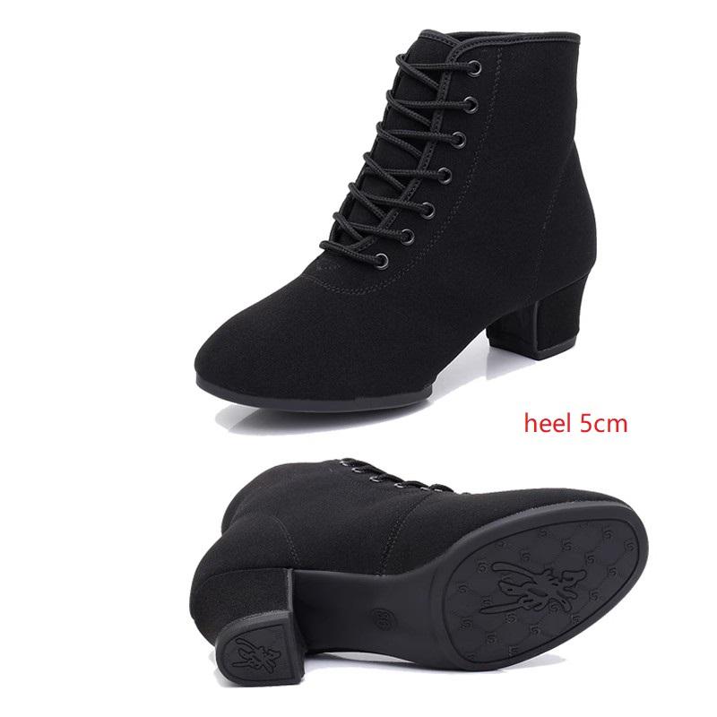 Canvas Dance Shoes For women Square Dance Boots Sailor Short Boots Woman Sneakers Oxford Women Shoes Diamond Jazz Dance Shoes 34