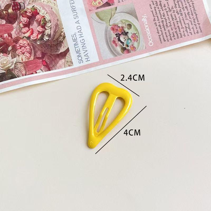 Colorful Dopamine Cute Kids' Korean Style Candy Hair Clip, 4cm