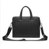 Men Large Capacity Genuine Leather Briefcase Business Handbag Crossbody Shoulder Messenger Bag