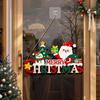 3D Wooden Christmas Door Sign Light Up Wooden Christmas Ornament  Party Supplies