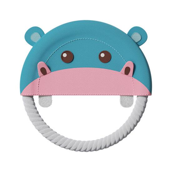 

Pet Toys with Rope Loop Gum Massage And Tartar Cleaning Teething Toy Round Shape Dog Chew Toy Resistant to Biting Dog Play Toy Hippo