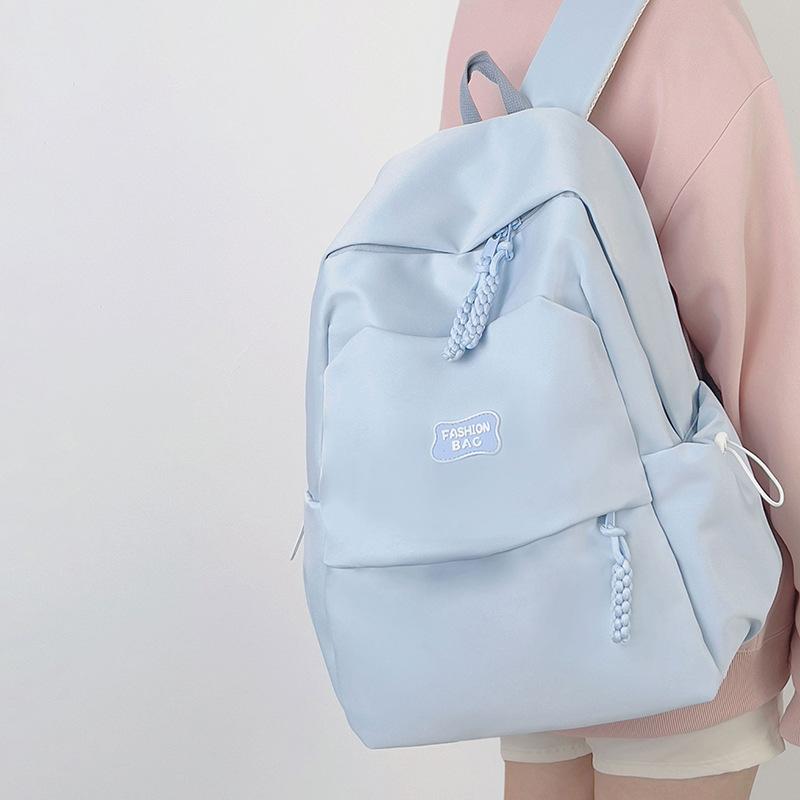 School Bag Junior High School Girls College Students High School Students Niche Large Capacity Backpack Computer Travel Backpack