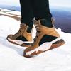 TUINANLE Men Snow Boots Plush Warm Winter Cotton Shoes Non slip Outdoor Hiking Sports Sneakers Ankle Booties Unisex