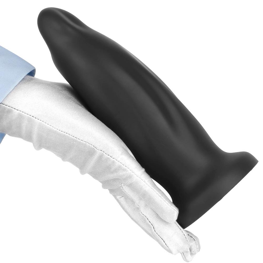 Liquid Silicone Super Large Super Thick Soft Anal Expansion Training Device with Irregular Anal Plug and Large Penis