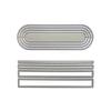 Metal Die Cuts Oval Label Embossing Stencils for DIY Scrapbooking Album Card