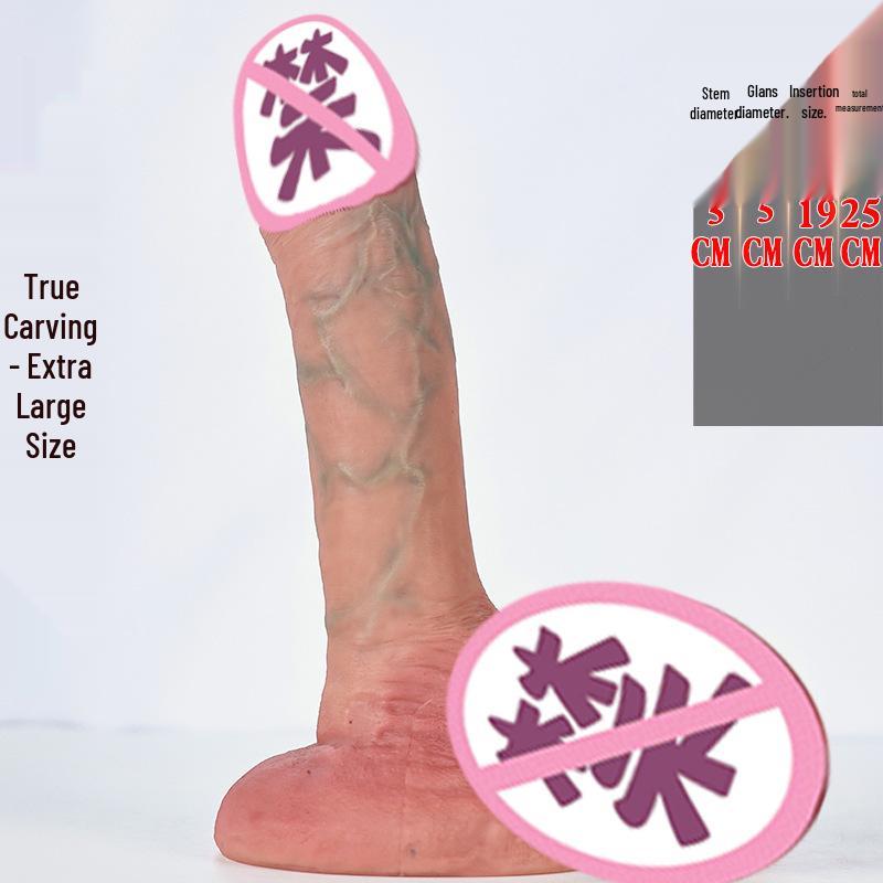 Dildo Realistico in Silicone Extra Large - Giocattolo per Adulti Morbido e Spesso