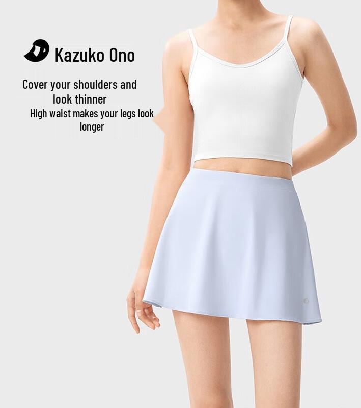 Ono Kazuko Women s A-line High-Waist Tennis Skirt