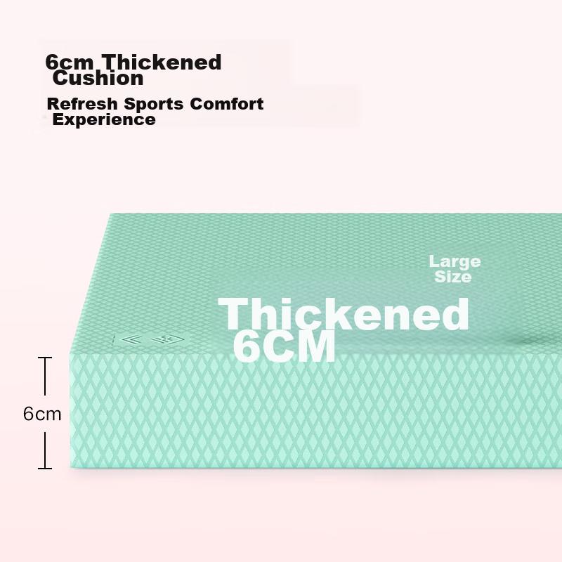 JD Original Balance Pad, Flat Support Core Training Mat, 50*40cm, Yoga Fitness Non-Slip, 6cm Thickened Mat, Purple