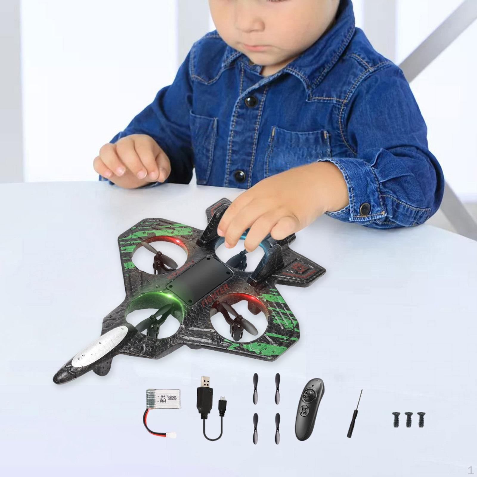 

EVA Remote Control Fighter Jet with 4 Channel for Kids зелений