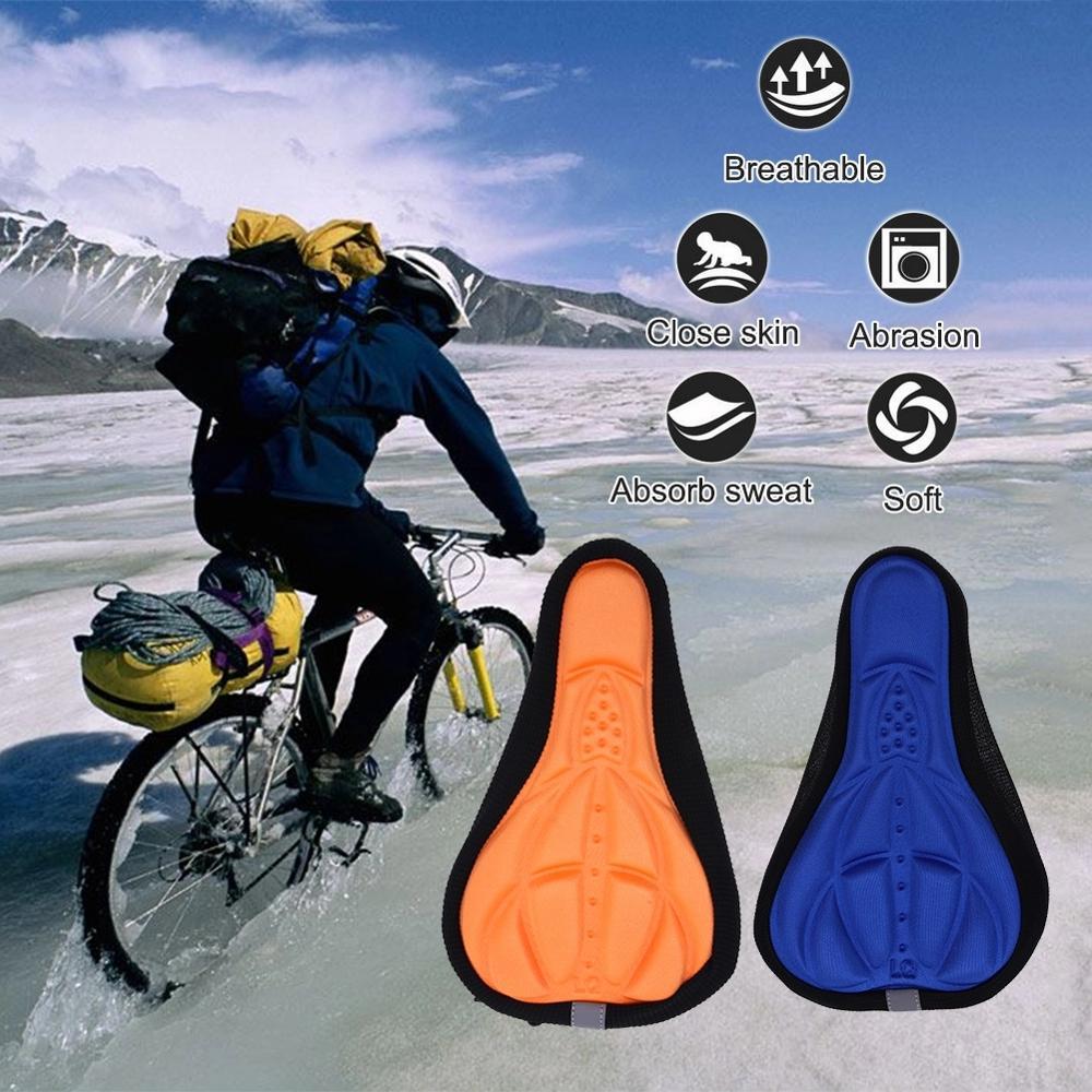 

Sponge Thickened Breathable Bike Cushion Cover Bike Seat Cover Bicycle Saddle Bike Accessories оранжевый