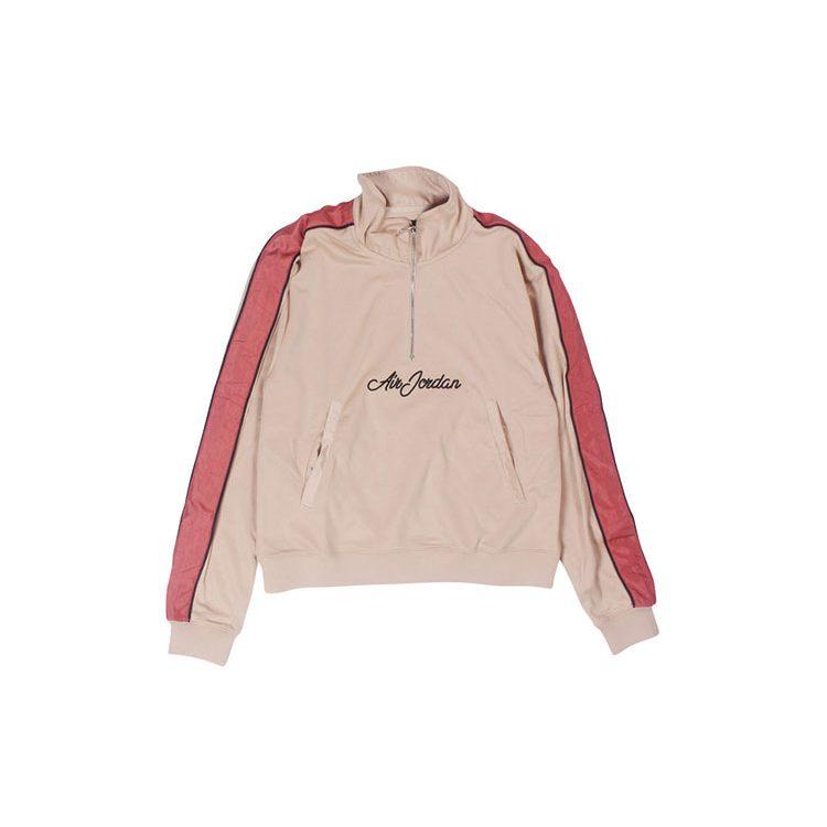 Jordan Sudaderas para Hombre Rosa Cuello Alto Moderado Regular CJ0269-213