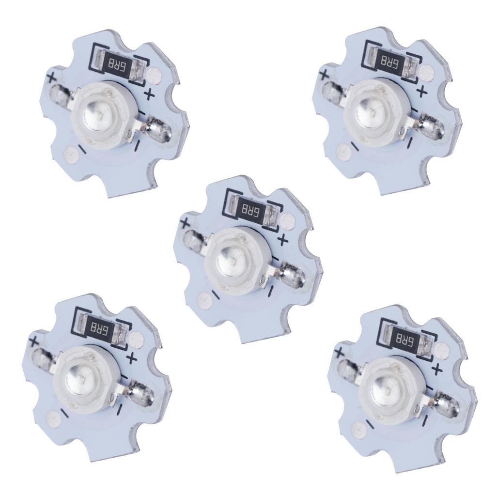 25Pcs 5V LED Chips 200LM 1W High Power LED Lamp Beads for DIY Lighting Fixtures