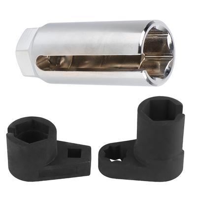 3Pcs Oxygen Sensor Socket Oxygen Sensor Removal Tool Kit Puller And Thread Chaser Set Uniersal 22mm Oxygen Sensor Socket Drive