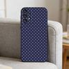 V-Vintage Ins Style Polka Dot   Phone Case For Samsung S25,S24,S21,S22,S23,S30,Ultra,S20,Plus,Fe,Note,10,9,5G Black Cover