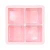 Stampo in Silicone a 6 Scomparti per Cubetti di Ghiaccio e Pappe per Bambini - Stampo di Grande Capacità per Uso Domestico