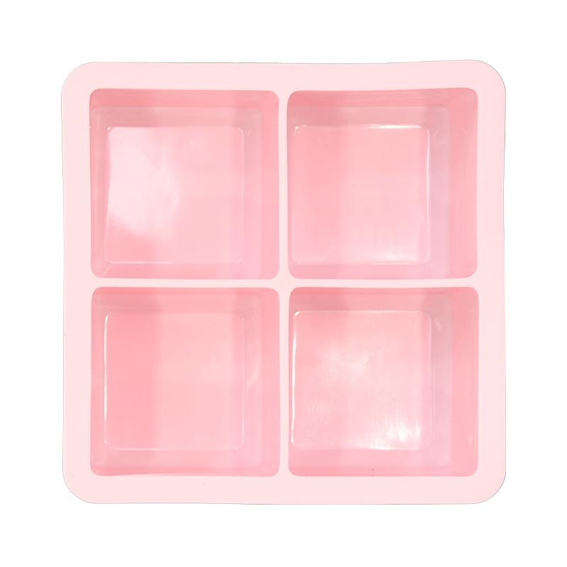 Stampo in Silicone a 6 Scomparti per Cubetti di Ghiaccio e Pappe per Bambini - Stampo di Grande Capacità per Uso Domestico