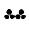 Elegant Zircon Flower Stud Earrings - Women’s Fashion, Light Luxury, Sweet & Versatile